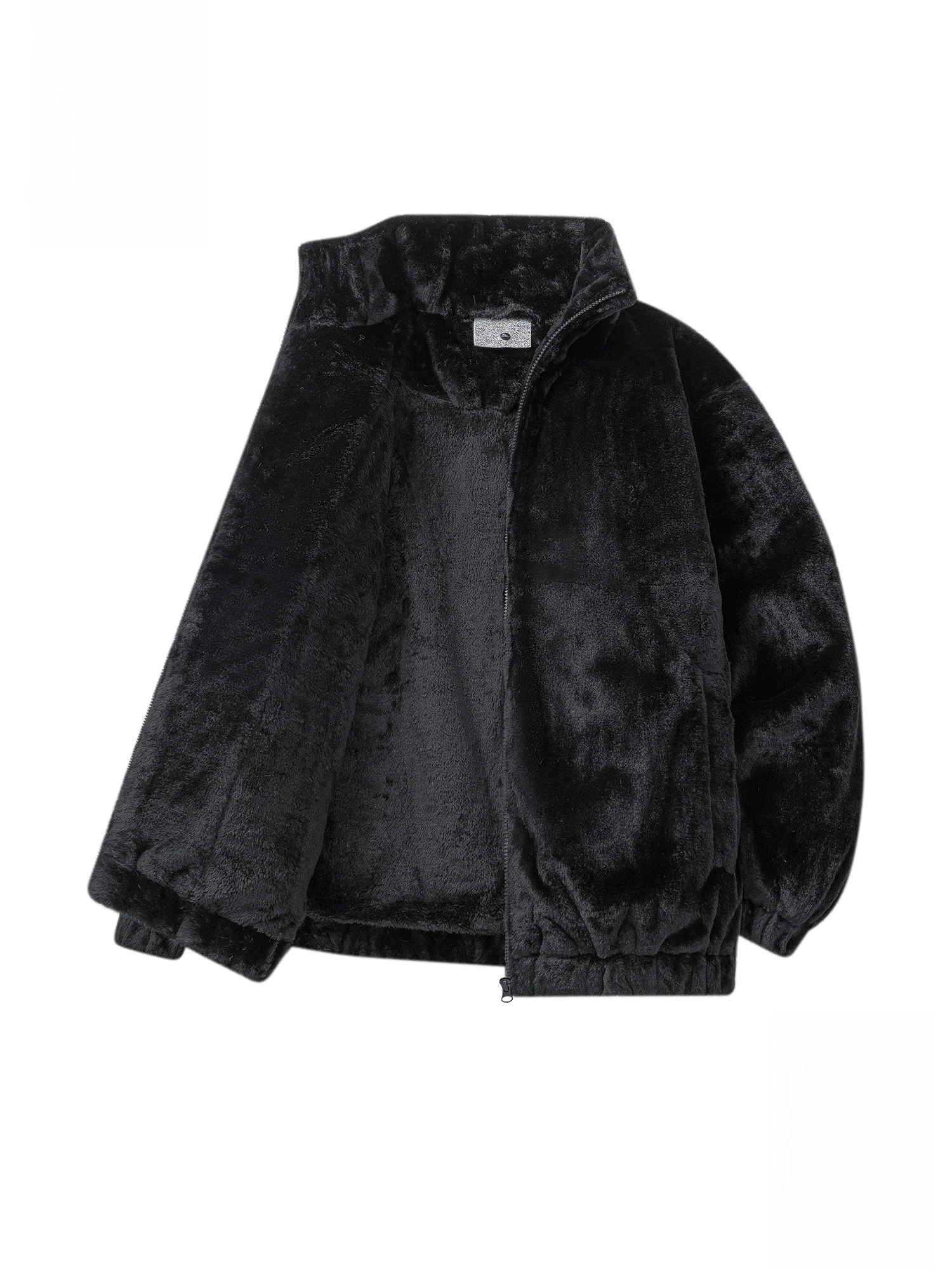 

PaulFrank Thiened Fce Warmth Jaet Men's Casual Stand Collar Winter Anti-Cold Outerwear Polyester Fiber Long Sve Zipper