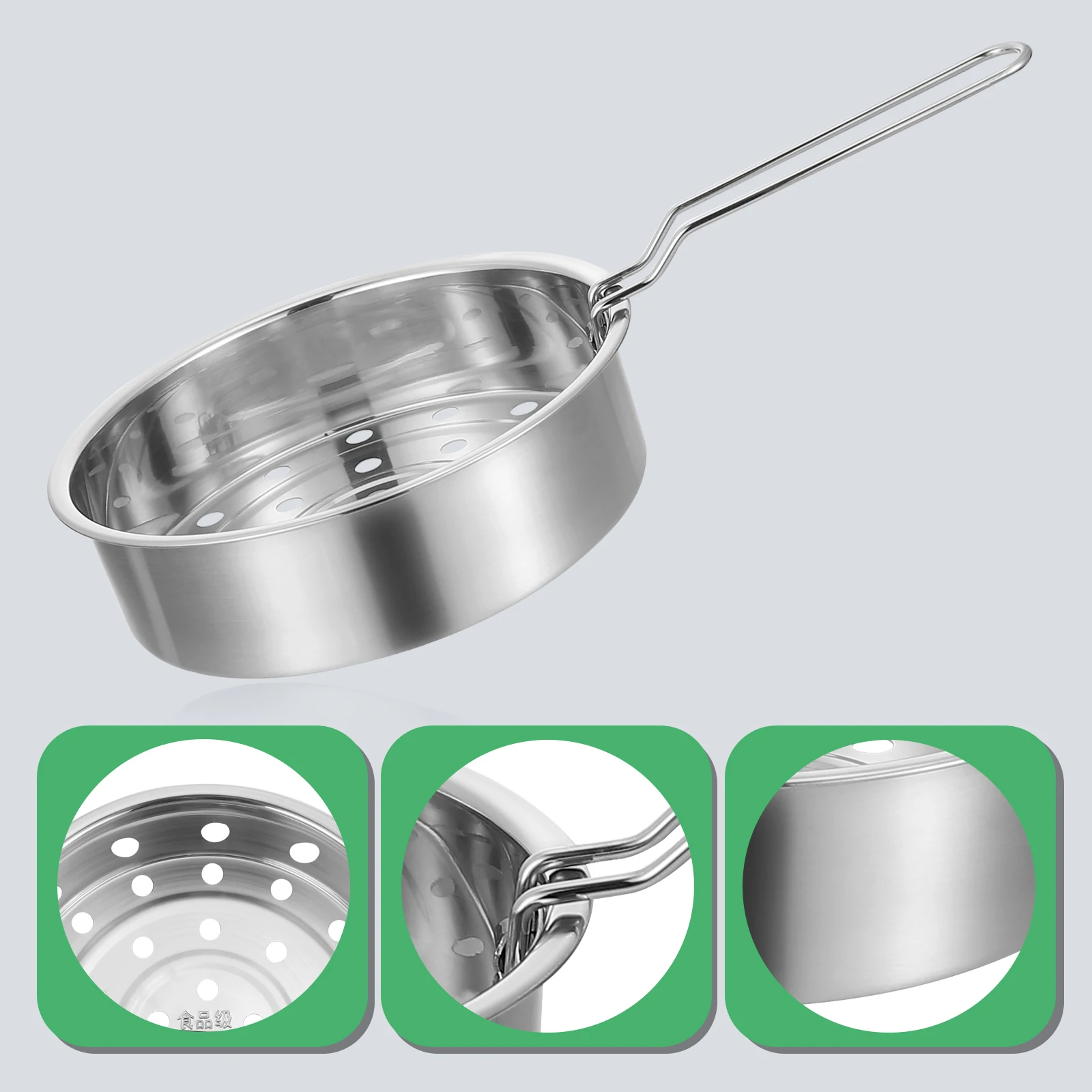 

Stainless Steel Steamer 304 Large Hole Removable H Anti Scald Rice Vegetable Washer Electric Cooker Kitchen Bar