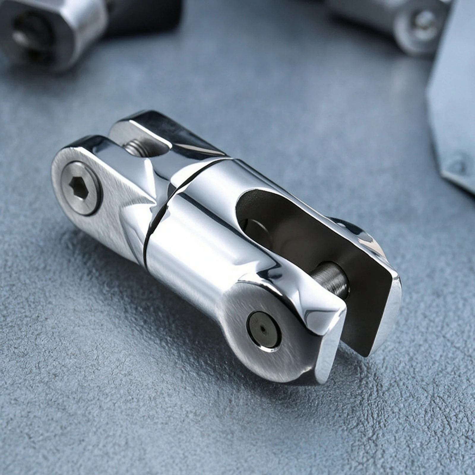 Swivel with Yoke Ends 316 Stainless Steel Articulated Connector Marine Hardware Compact Fitting Strong for Boat Owners