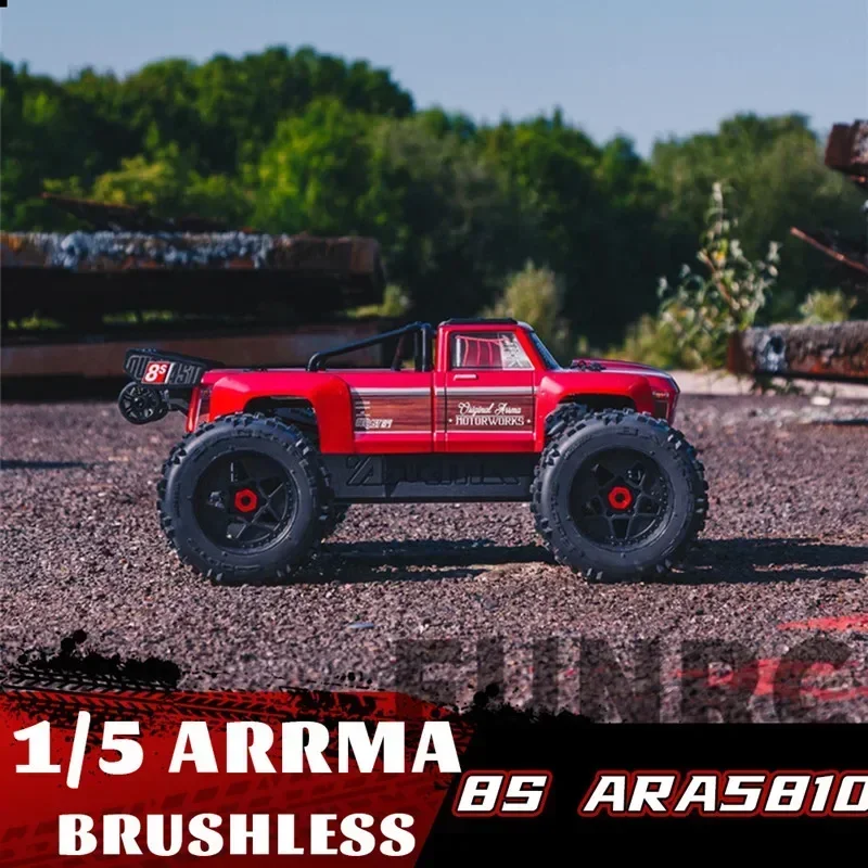 ARRMA High Speed Brushless ARA5810 Outcast 8s BLX 1/5 RC Car 4WD Electric Remote Control Model Monster Truck Adult Kids Toys