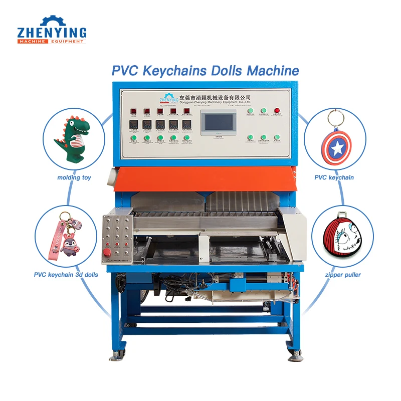 PVC 3D Dolls Making Machine Keychains Pendants Toys Manufacturing Automatic Baking and Molding Machine