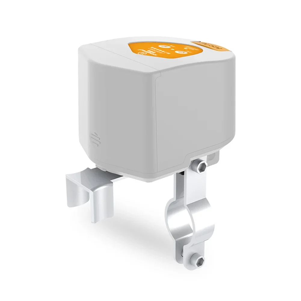 Para zigbee controlador de válvula de gás de água de bateria inteligente compatível com alexa google casa controlador de desligamento de gás de válvula de água