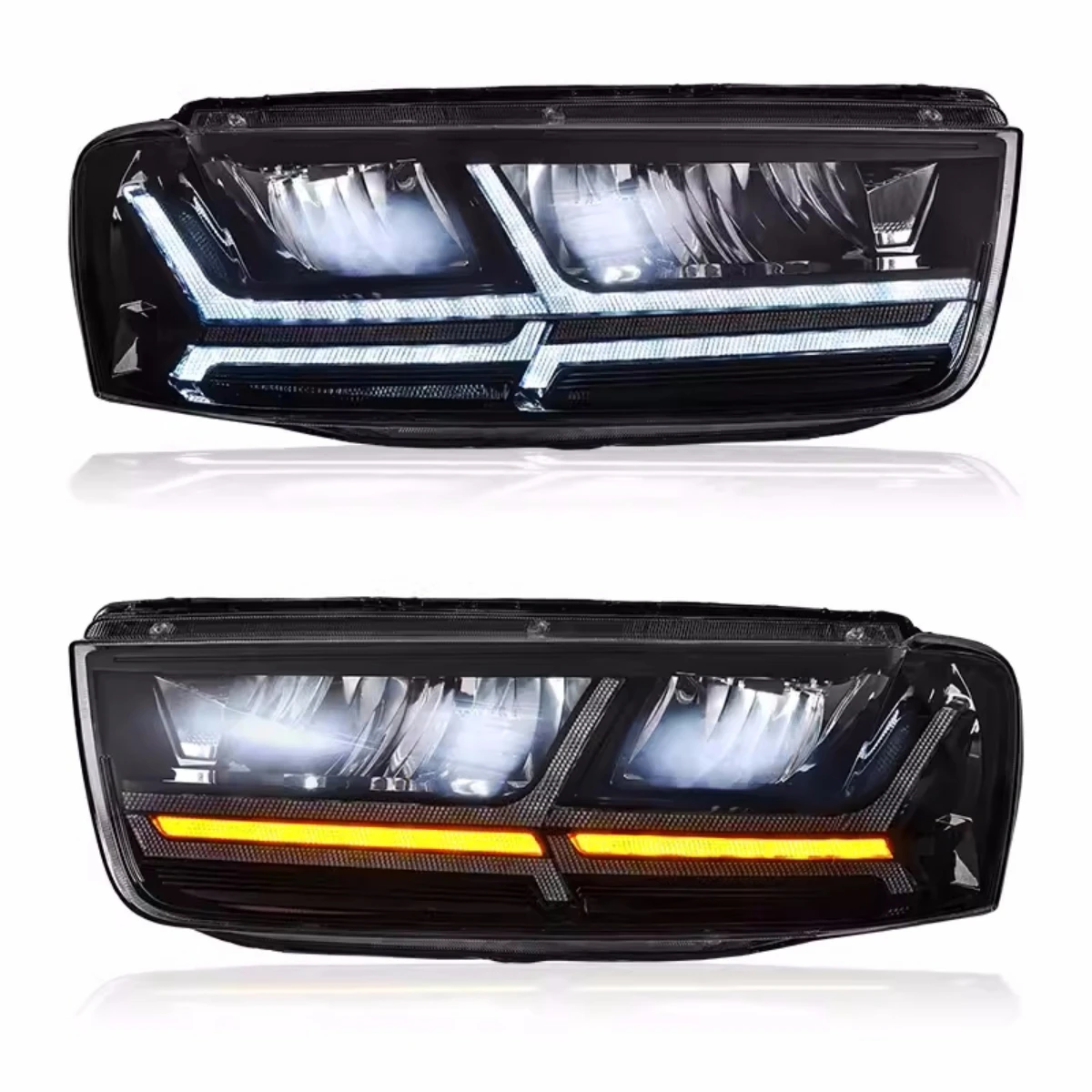 Car LED Front lamp Headlight assembly For  Captiva 2012-2017 modified Daytime Running light Turn signal Car Accessories
