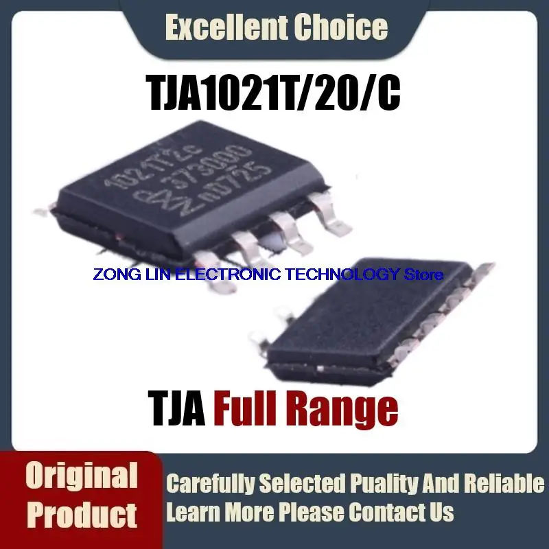 10Pcs/Lot Original Authentic TJA1021T/20/C Package SOP-8 SMD LIN Bus Transceiver Chip IC TJA1021T/20 TJA1021T TJA1021 1021T2C