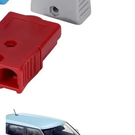 75A 2P Dual Stage High Current Connector For New Energy Battery EV Solar PV System Wiring Terminal Block Gray Blue Black Red