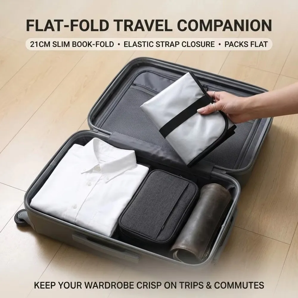 New Double Sided Ironing Pad Hanging Foldable Ironing Mat Portable Lightweight Clothes Wrinkle Remover for Clothes