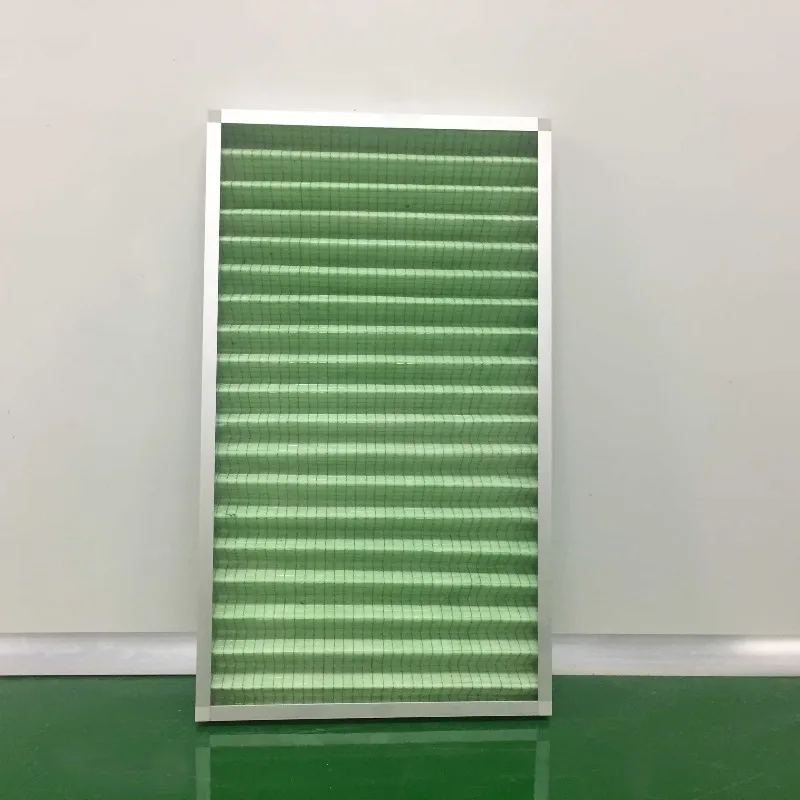 Customized Panel Pleated Pre Aluminum Frame Air Washable Metal Filter Industrial Spare Parts