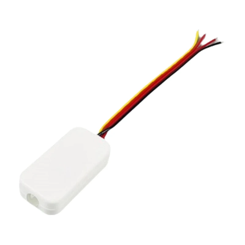 1 sztuka inteligentny czujnik ludzkiego ciała DC5V 12V Radar PIR przełącznik indukcyjny kryty automatyczny włącznik/wyłącznik