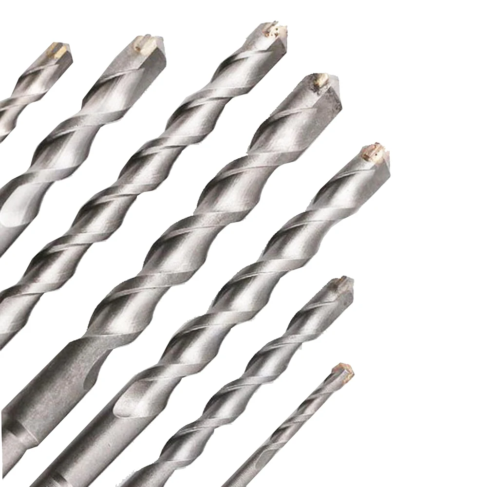 1 pz martello elettrico punte da trapano con gambo tondo 3-14mm lega di acciaio al tungsteno per muratura pietra di roccia in calcestruzzo
