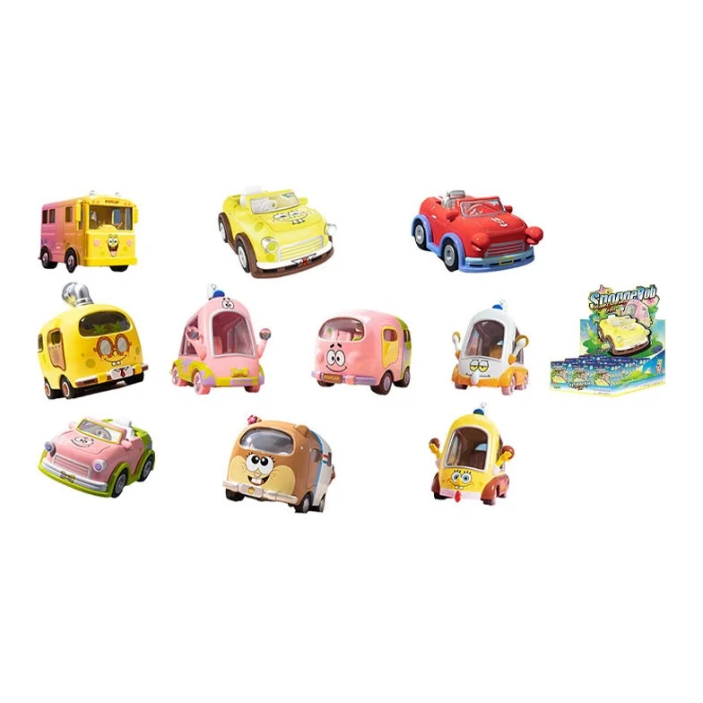 POP MART SpongeBob Sightseeing Car Mystery Boxes Single Mystery Box/Full Box 9 Pcs 012022061700134 view 4