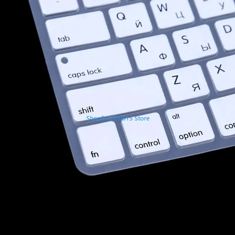B95C Russian Keyboard Cover Film Sticker Durable Characters for US Version Keypad