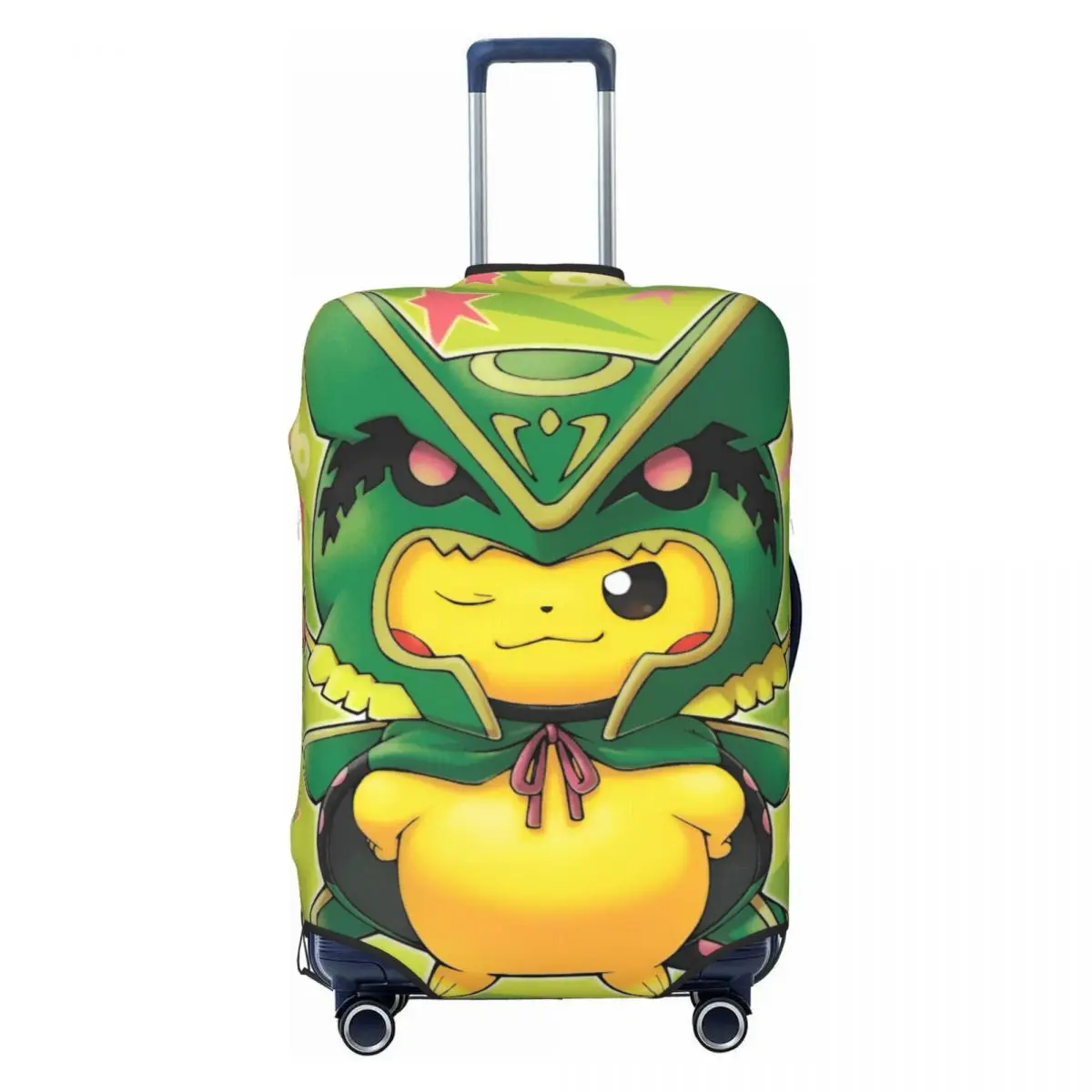 

Custom B-Bikachues-Anime Cartoon Cute Travel Luggage Cover Washable Comic Suitcase Cover Protector Fit 18-32 Inch