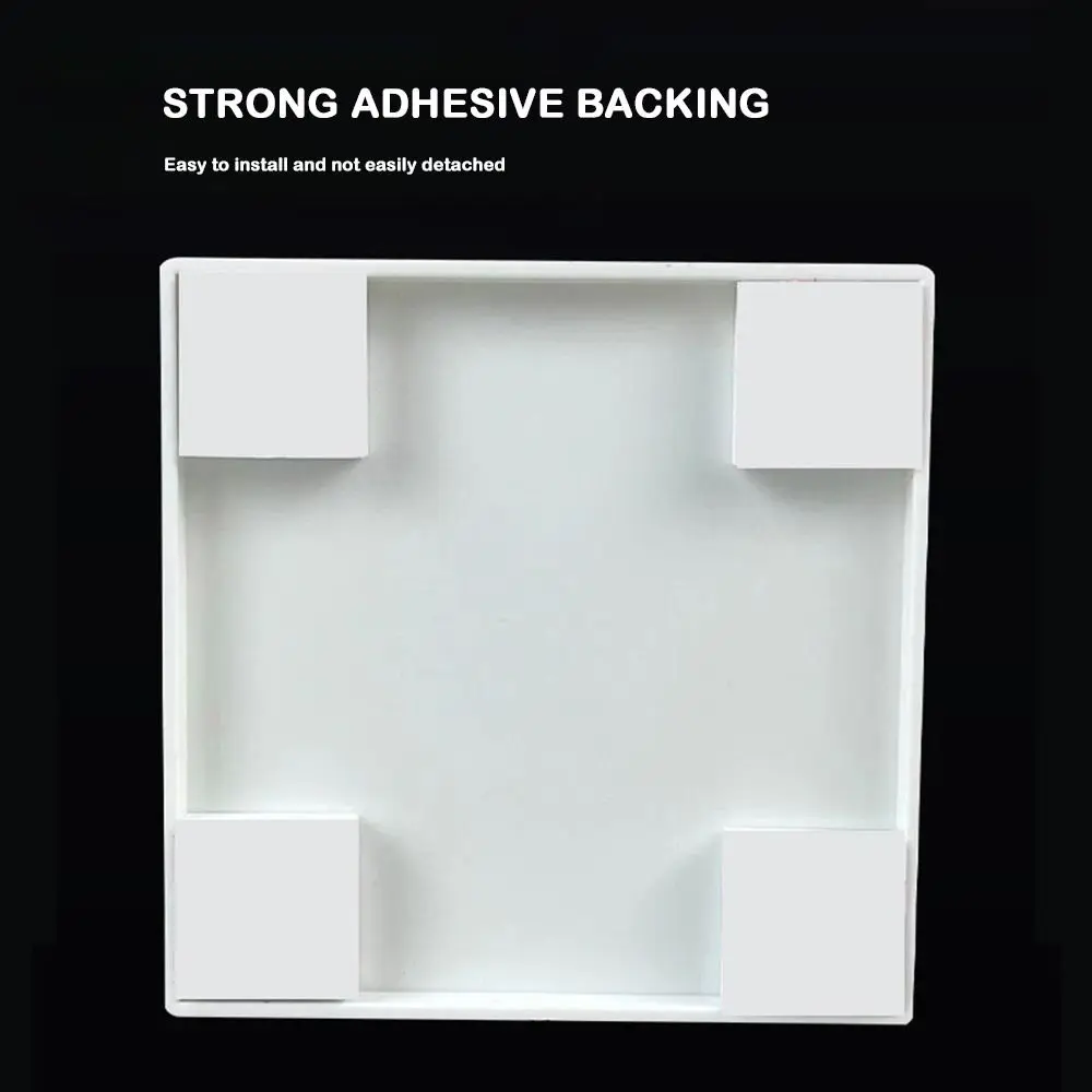 Flange Cover 86 Type Wall Hole Cover Self-adhesive Panel Decor Cover Wall Blank Panel Electrical Supplies