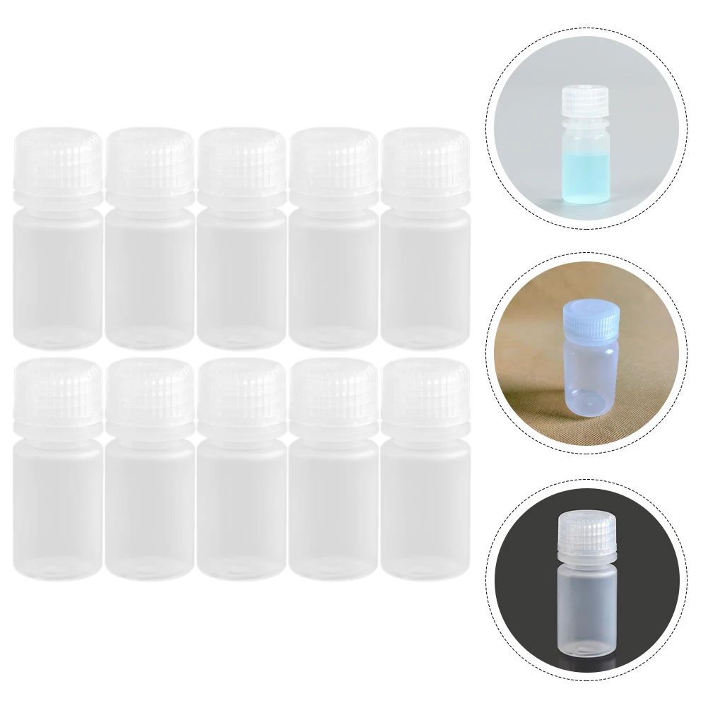 

10 Pcs Acid and Alkali Resistant Bottle Juicer Bottles Container Sample Travel