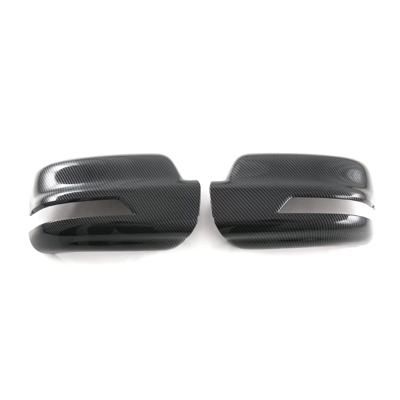 ⭐Genuine⭐ Rearview Mirror Case Door Wing Mirror Cover Cap Trim For Dodge Ram 1500 TRX 2023 2024 2025 ABS Carbon Fiber Black view 3