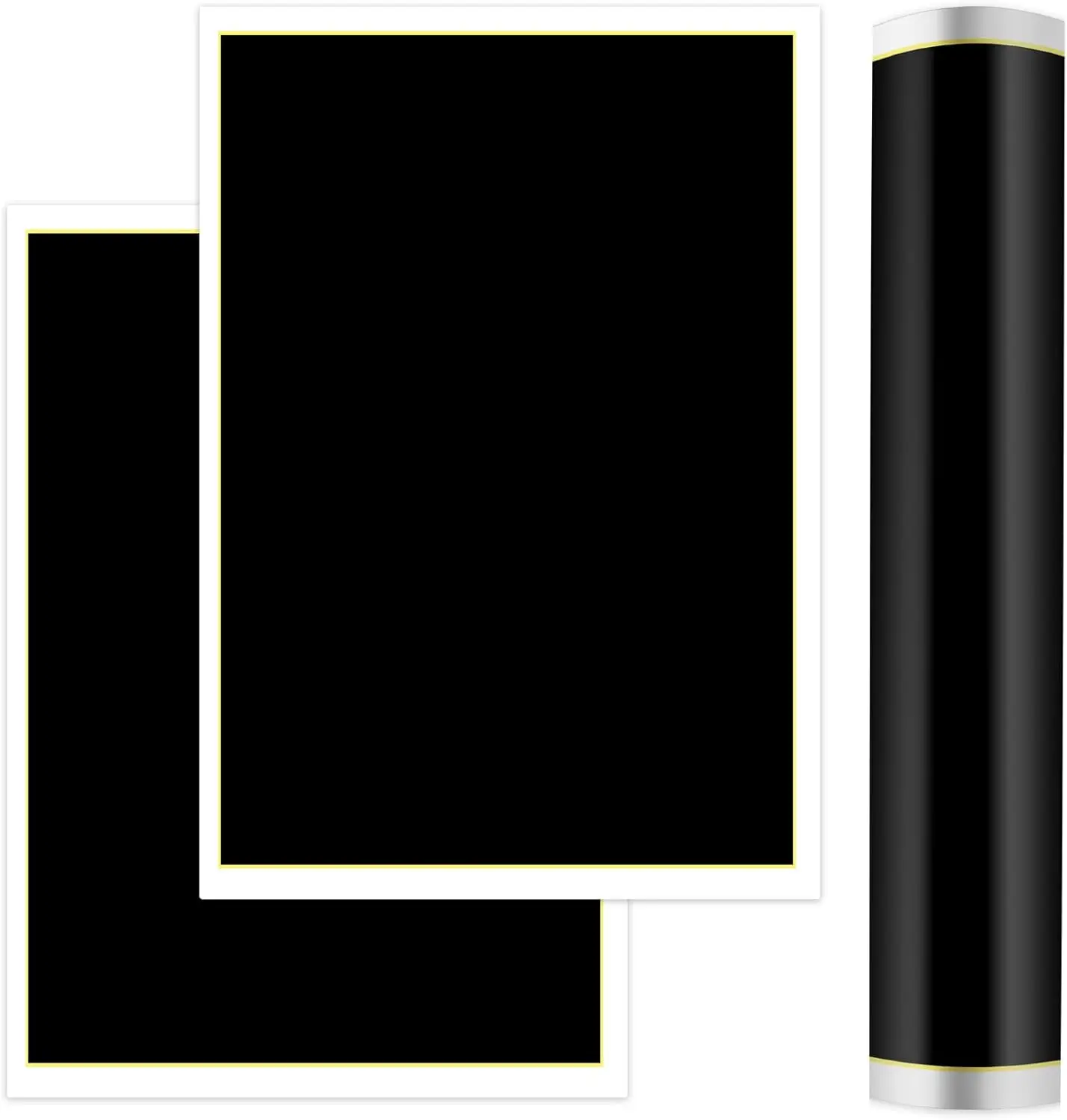 

5Pcs Laser Engraving Marking Paper for CO2 Diode DIY Laser Engraver Machine Tools for Ceramics Glass Crystal Stone Tiles, Black