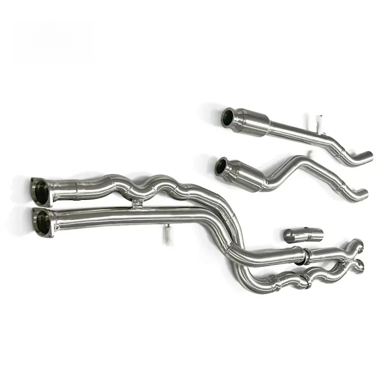 Stainless Steel Exhaust Manifold Polishing Tube for BMW M2C, M2competition, S55, F87, 3.0T2018-2023, High Quality