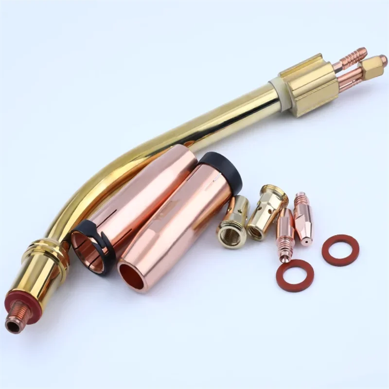 

501D Cr-Zr-Cu CO2 горелка экранированный сварочный пистолет аксессуары BEND трубка переключатель защита рта шатун 30*0,8/1/1,2/1,2A 1,6