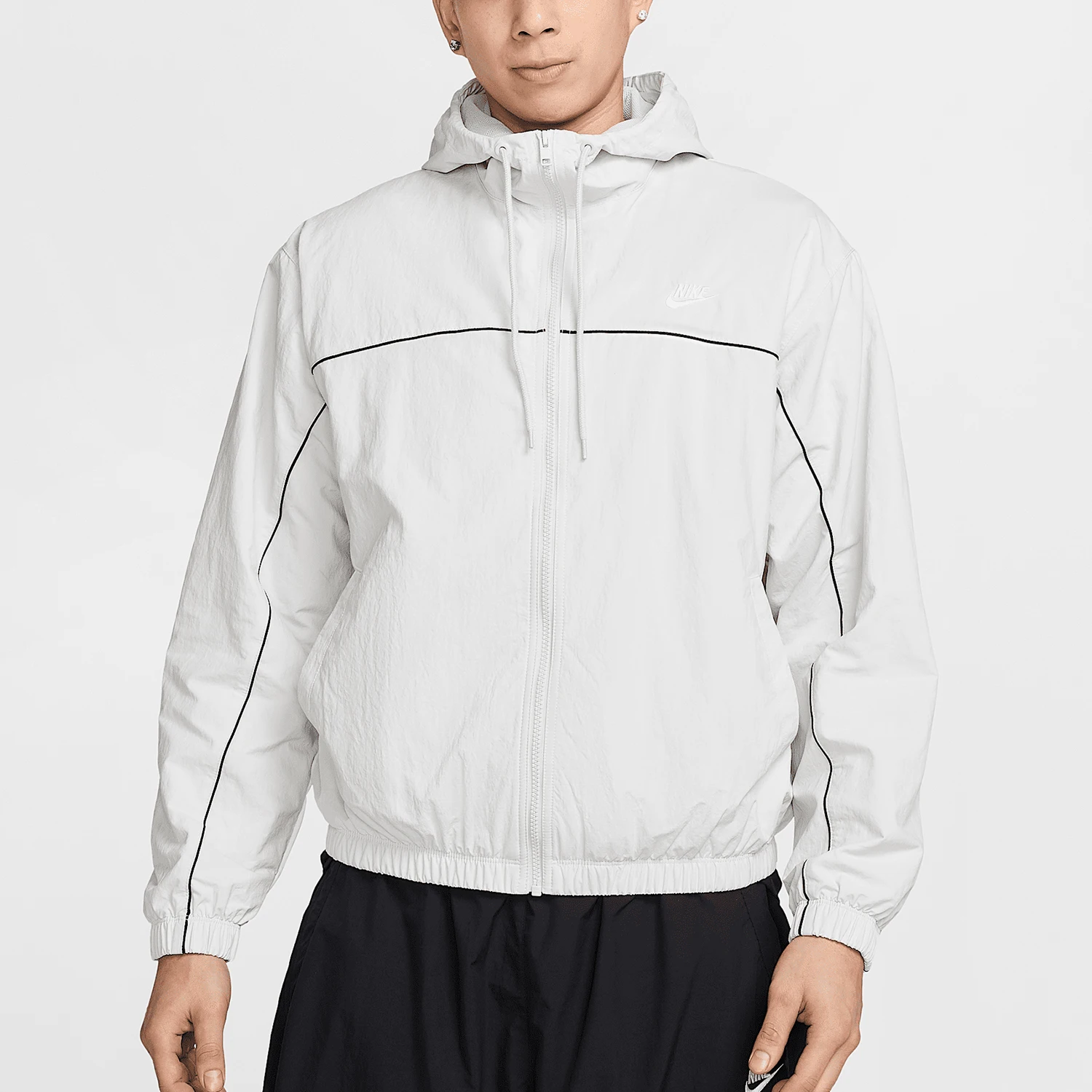 

Nike подлинная новая мужская модная простая тканая куртка с капюшоном HJ2013-025