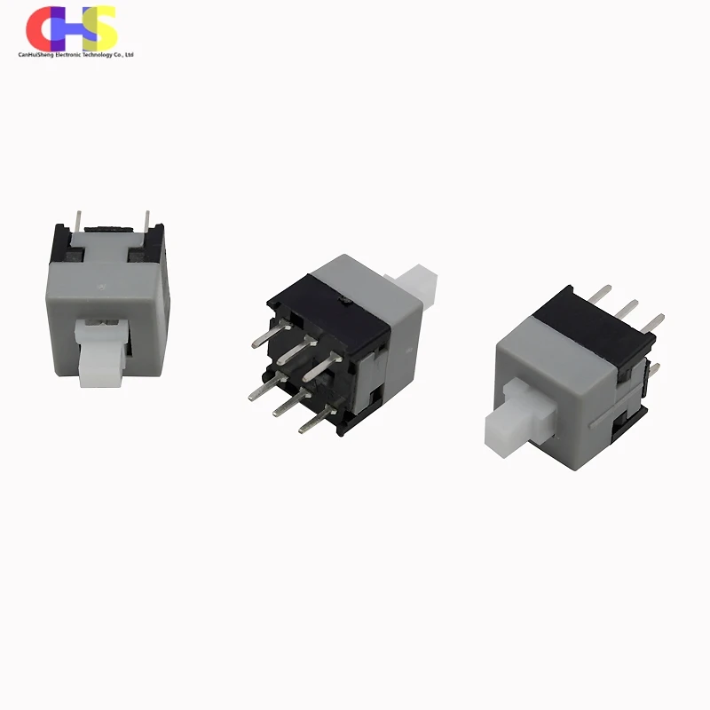 10pcs 5.8*5.8mm 7*7mm 8*8mm 8.5*8.5mm Micro Tact Button Switch 5.8*5.8 / 7*7 /8*8 /8.5*8.5 6Pin Self Locking/Reset Power Switchs