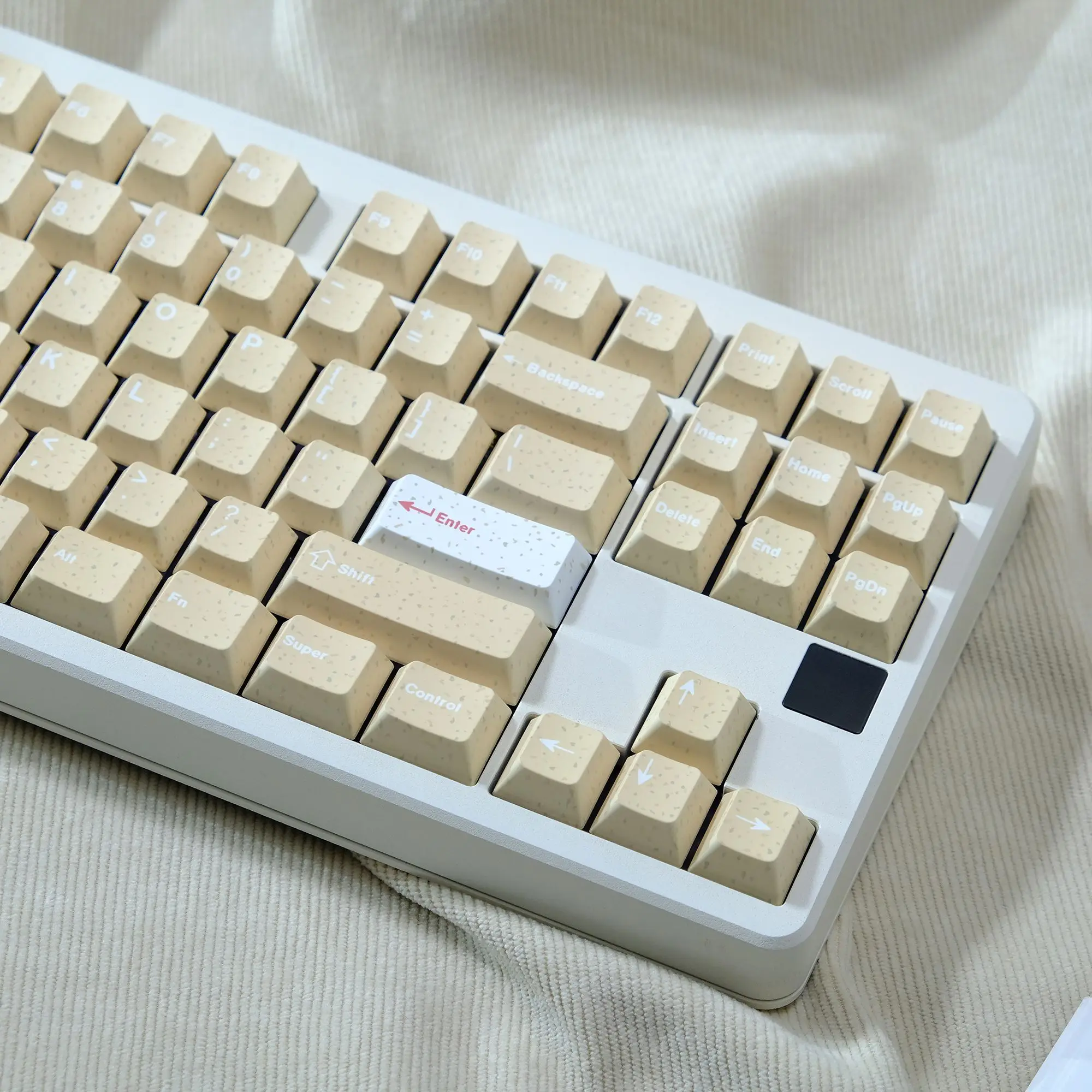 

130-клавишные колпачки с пятью сторонами Dye Sub, колпачки для клавиш Sandy Land Cherry Profile PBT для переключателей Gateron MX, механическая игровая клавиатура