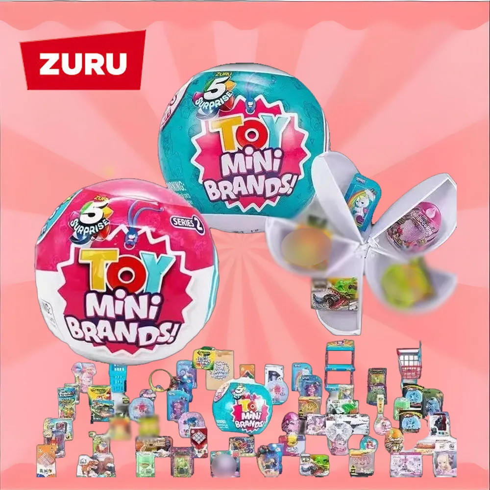 

Zuru Mini Brands Toys 5 Surprise Mini Brands Toy Miniature Toys Mystery Blind Box Series 1 Original Supermarket Miniature Toy