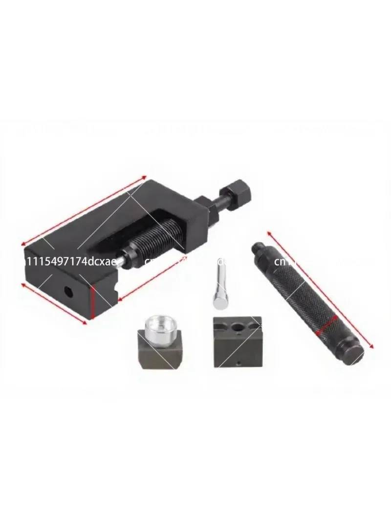 Motorcycle Chain Maintenance Tool Set, Chain Breaker Splitter & Riveting Repair Kit for Motorbike Chain Processing