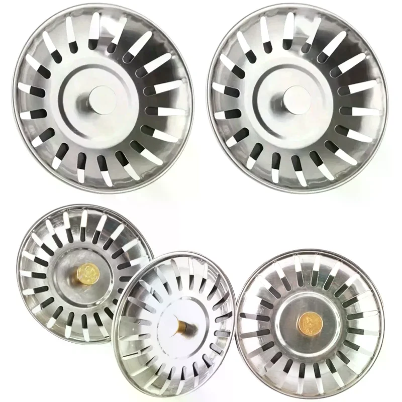 2pcs Sink Strainer Stopper Waste Plug Sink Filter Filtre Sink Strainer Filter Floor Drain Suitable For Kitchen Sink And Bathroom