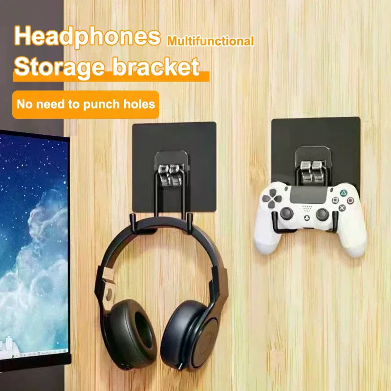 Универсальная-подставка-для-наушников-клейкая-пластиковая-настенная-вешалка-под-столом-стойка-для-гарнитуры-держатель-для-игровых-наушников-кронштейн