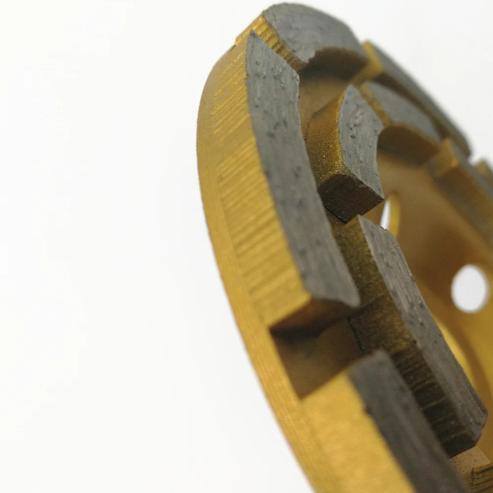 

115mm Diamond Segment Bowl Grinding Wheel Dual Row Durable Polishing Cup Cutting Disc for Concrete Marble Granite Rotary Tool