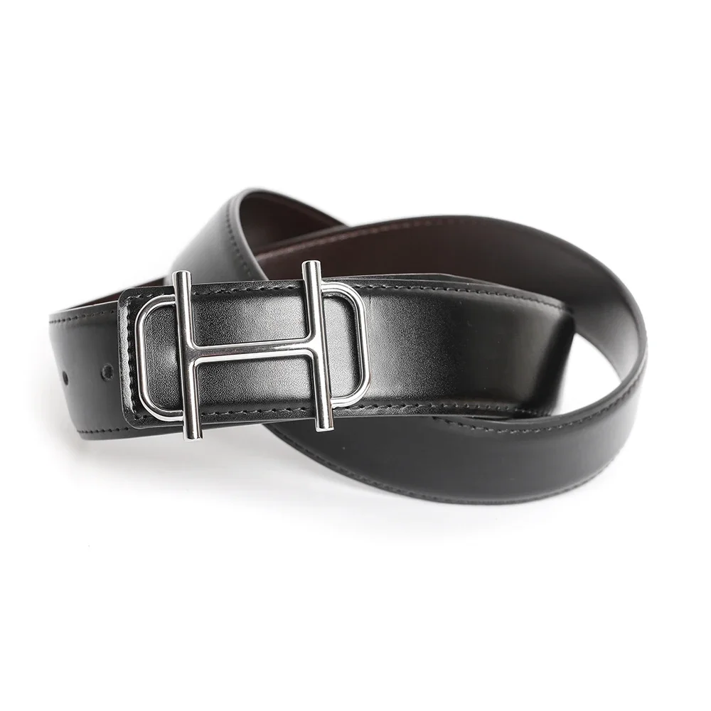 Fashion Luxury Designer Pin Buckle Belt Men High Quality Women Genuine Real Leather Dress Strap for Jeans Waistband Western Goth