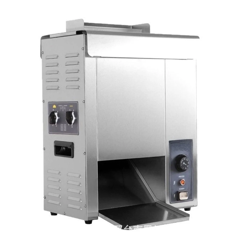 

Commercial fast crawler chain burger machine, fully automatic baking bag heating