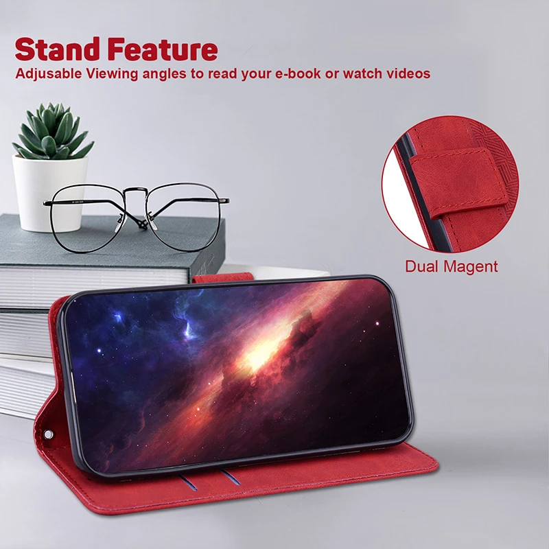 Stand Flip Wallet Case für Samsung Galaxy A57 A56 A55 A54 A53 A52S A42 A35 A36 A37 A34 A33 A32 4G 5G Leder Schutzhülle – Detail 32