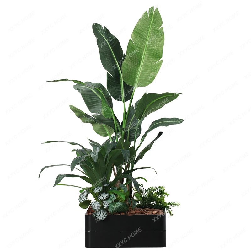 

Tropical Bionic Green Plant Landscape Bonsai Indoor Shopping Window Landscape Decoration