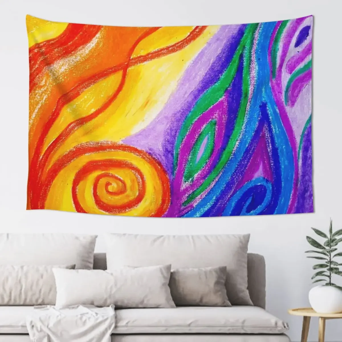 Euphoria - Bright Ocean Seascape Tapestry Korean Room Decor Room Decor Cute Things To The Room Tapestry