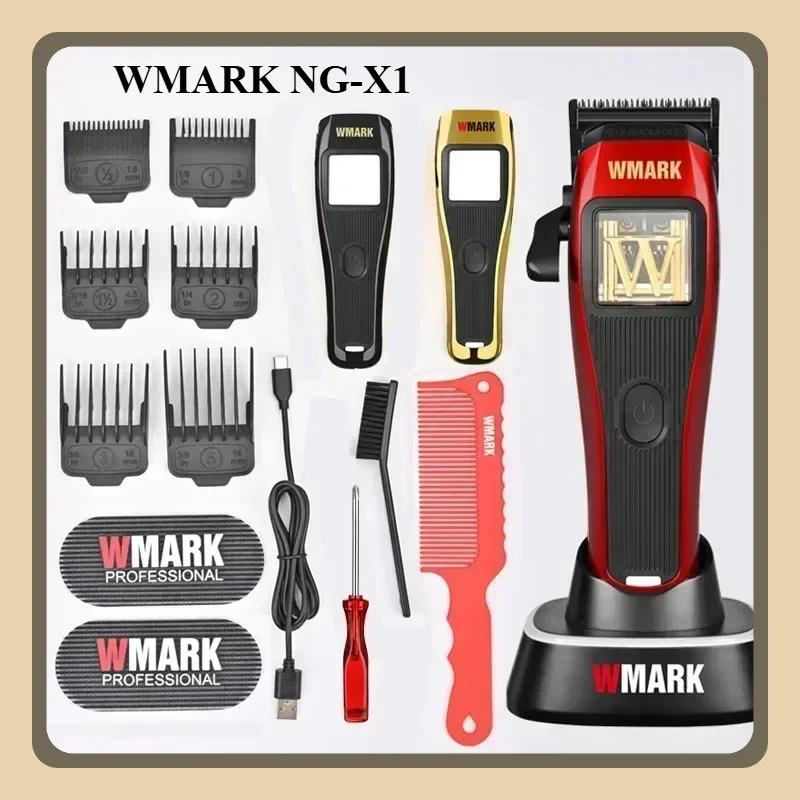 WMARK NG X1 NG 9213 LCD Magnetic Levitation Professional Hair Clipper