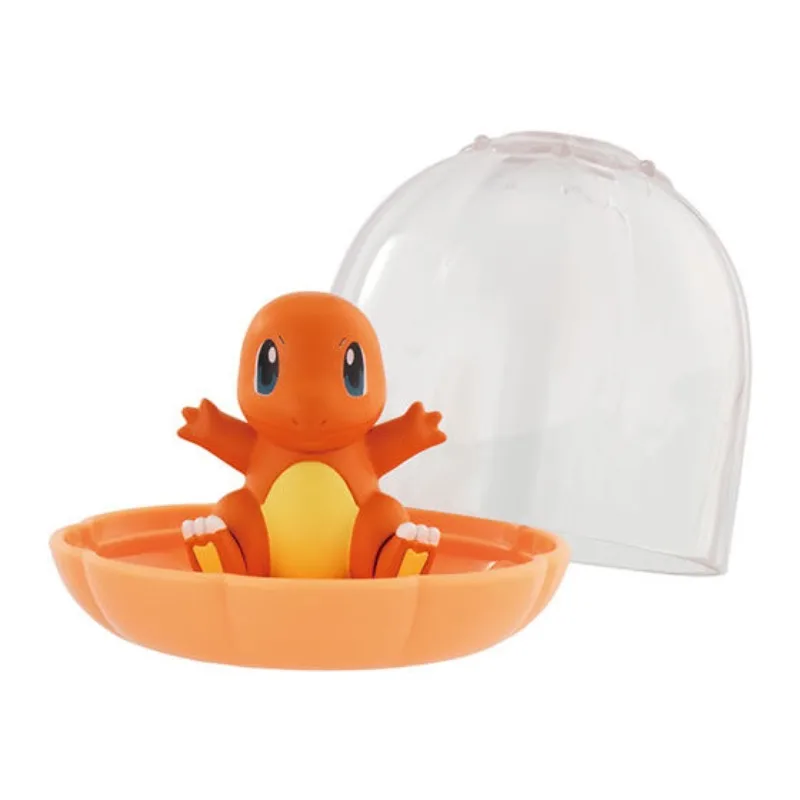 Bandai Pokémon Jewelry Storage Box Gashapon Squirtle Bulbasaur Action Figure Cute Caertoon Originality Collectible Toys Gifts