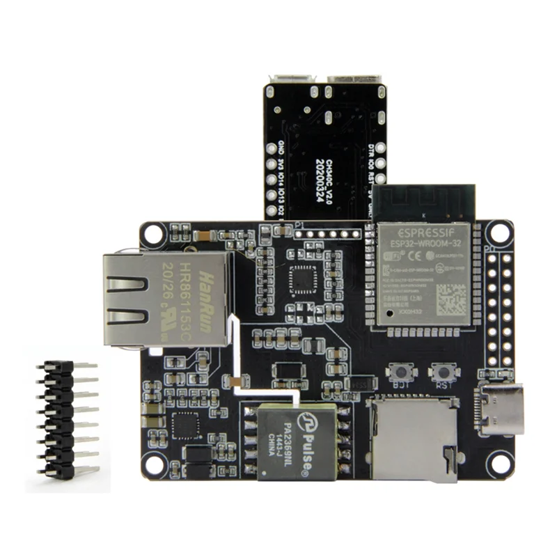 T-Internet-POE ESP32-WROOM LAN8720A Chip Ethernet Adapter and Downloader Expansion Board Programmable Hardware