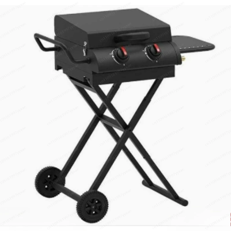 American Travel Portable Gas Grill Collapsible Propane Gas Stove Camping Outdoor Natural Gas Grill