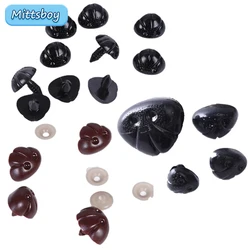 DIY 10Pcs 5/12/20MM Dog Nose Smooth Accessory Plug in Animal Plastic Personalized Nose Crochet Toy Doll Making Supply Plush Doll