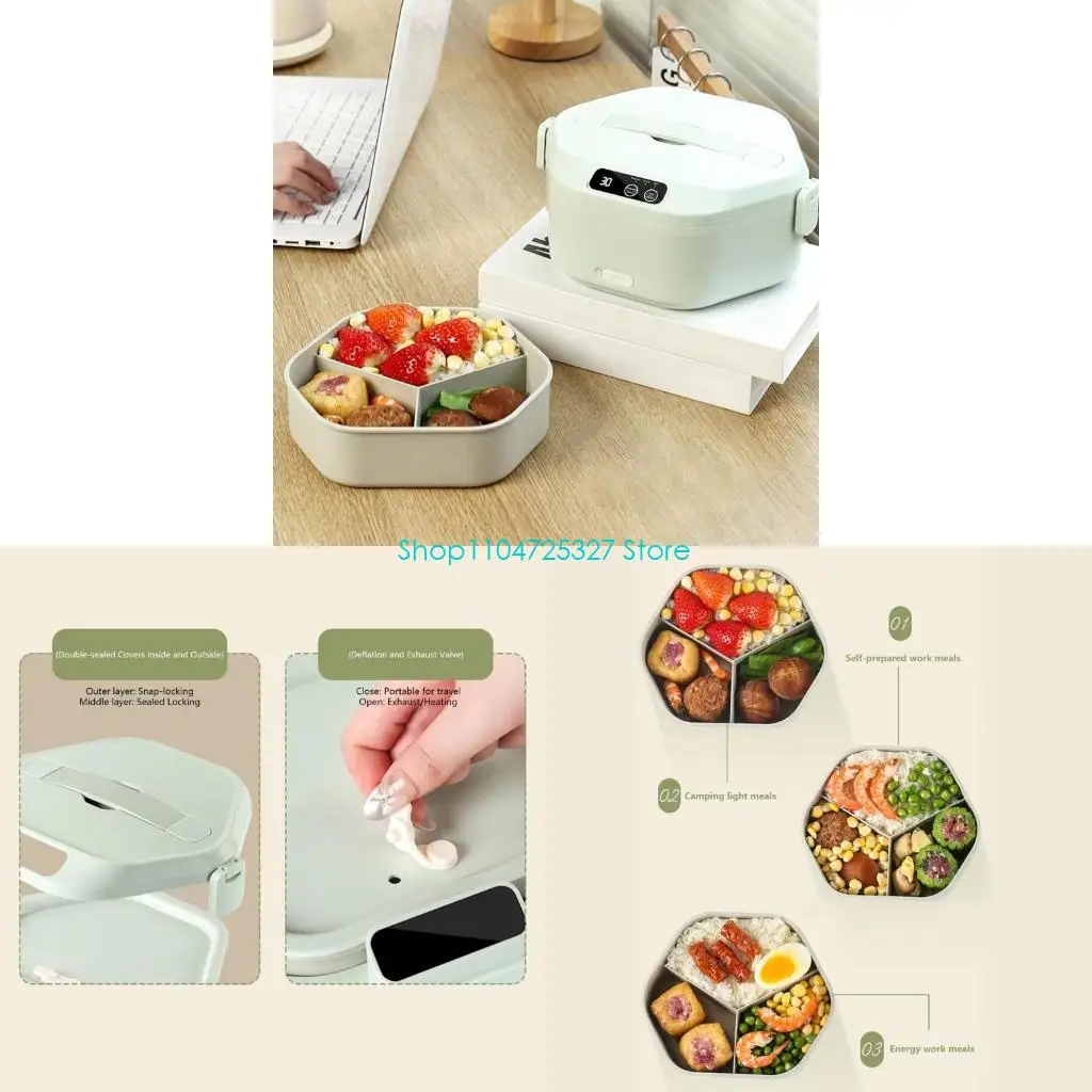 D8KF Transportable Electric Toastier 16000mAh External Battery Automatic Warm Function Outdoor Rudiments