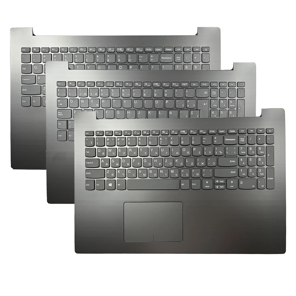 

New US/Spanish/Russian Keyboard For Lenovo IdeaPad 320-15 320-15ISK 320-15IKB 320-15ABR 330-15IKB With Palmrest Upper Cover