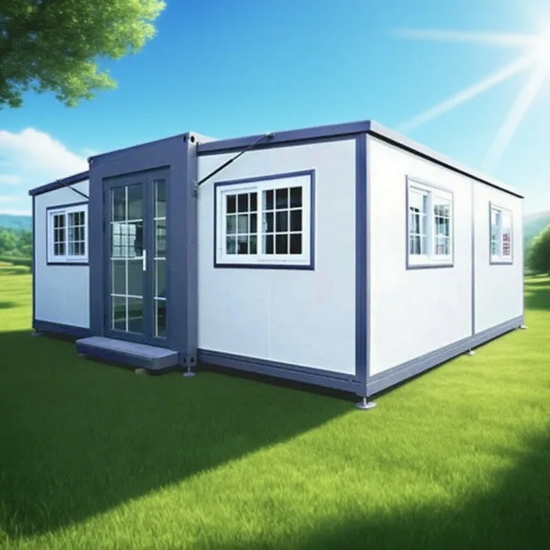 

Модульный сборный дом с плоской упаковкой 19x20 футов, 2 спальни, 1 ванная комната, 1 кухонный готовый контейнер для дома для гостиной, курорта, кемпинга