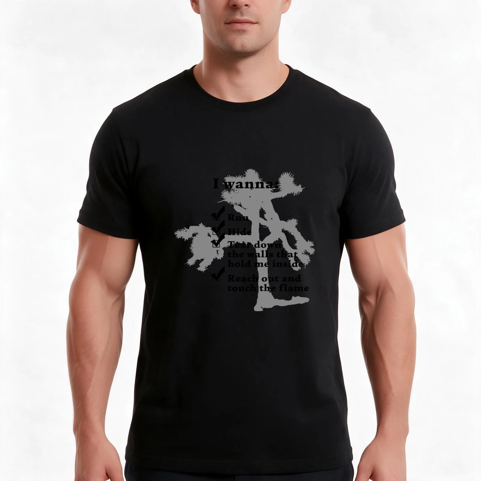 U2 - The Joshua Tree - Streets T-Shirt, Summer Casual Cotton Tee, Oversized Streetwear Tops, Vintage Graphic Print, 100% Cotton