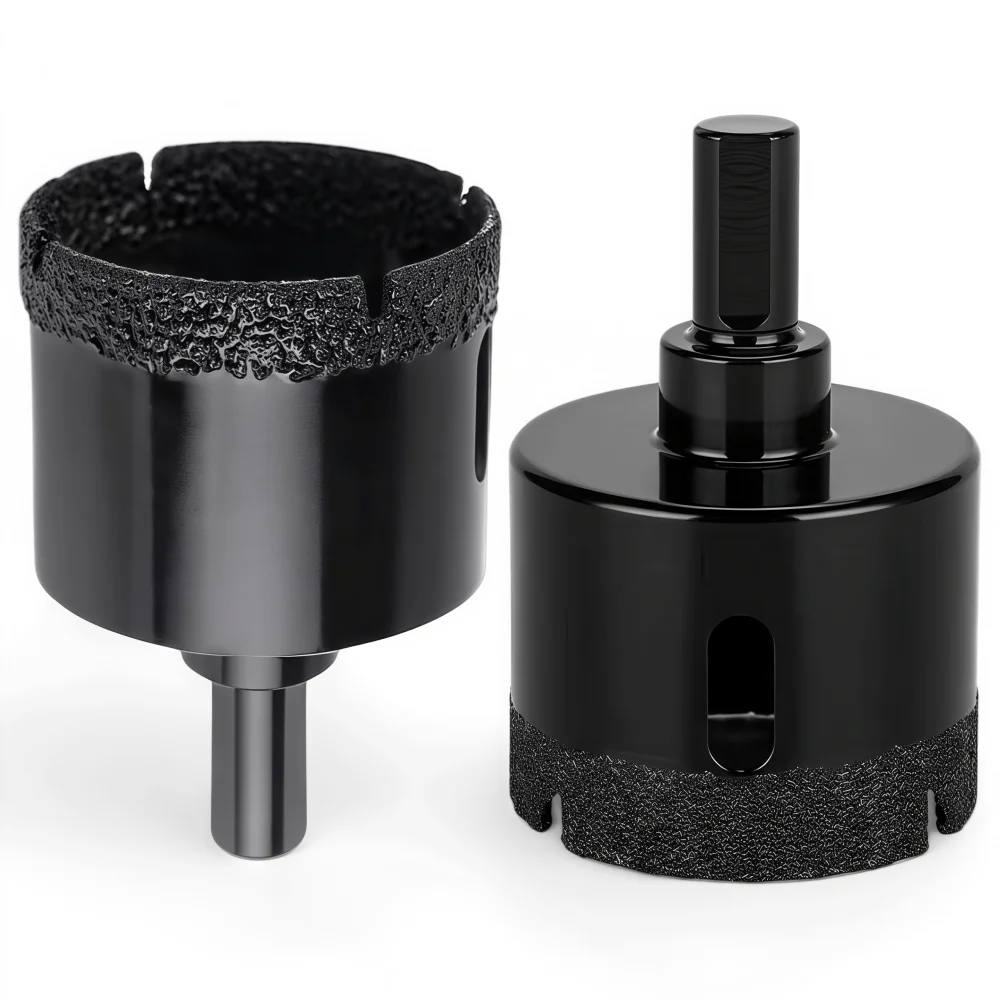 

Dia 6-95mm Diamond Drill Core Bit Vacuum Brazed Triangle Shank Drilling Hole Saw For Ceramic Tile Marble Granite Glass