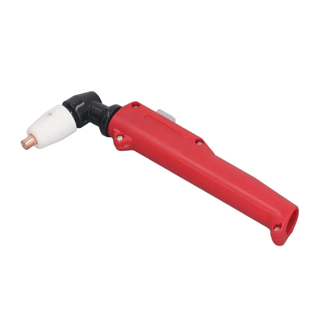 40A Rating Plasma Cutting Torch Head ABS Air Cooled Air Plasma Torch Head Red PT 31 Torch Head Industrial Use