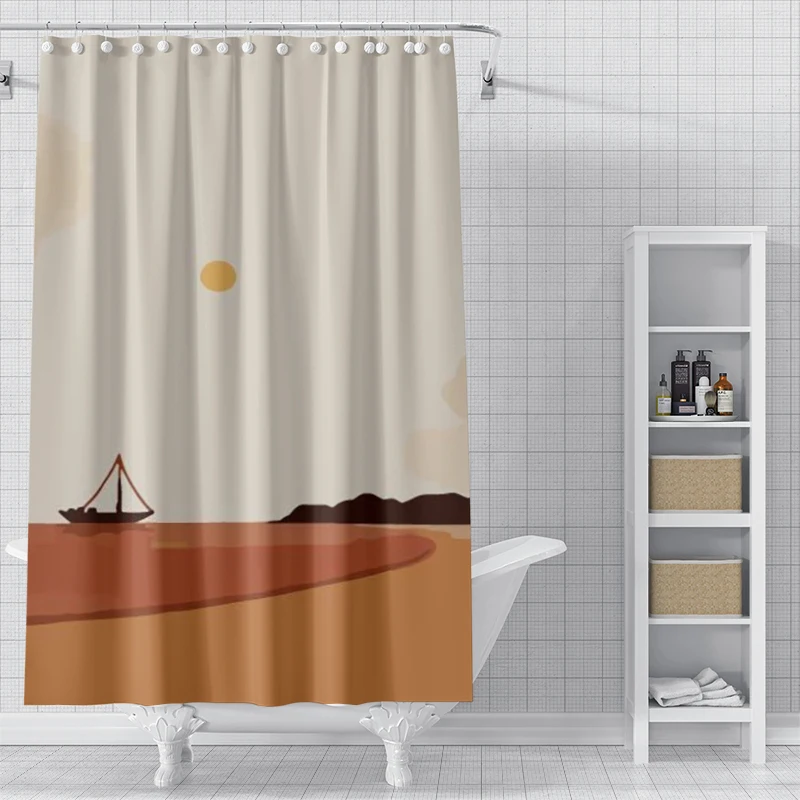 Home shower curtains for bathroom waterproof fabric bathroom Curtains Anime animal style modern shower curtain 180x200 90x180