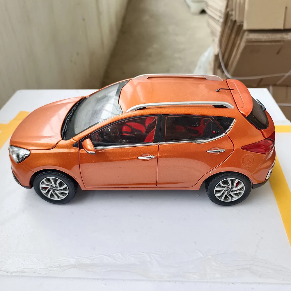 Flawed Jac Second-generation Ruifeng S2 Suv Die-cast 1:18 Scale Alloy Simulation Car Model Home Static Decorative Ornaments