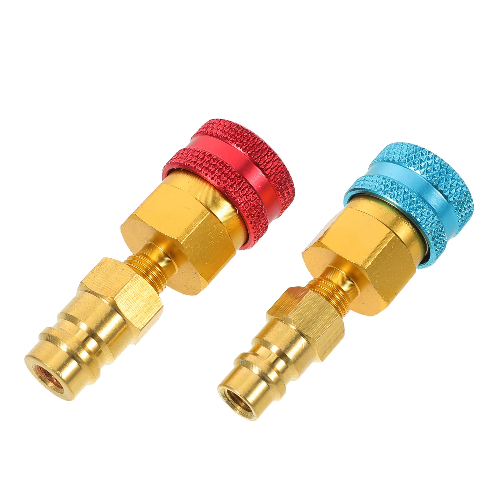 

2pcs R1234Yf Quick Couplers Kit Refrigerant Adapter For Ac Hose Connectors Automotive Air Conditioner Repair Portable Design Car
