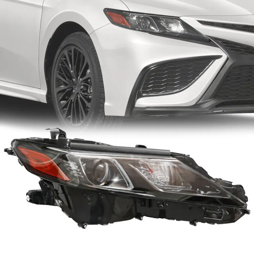 For 2018 2019 2020 2022 Toyota Camry L LE SE LED Headlight Black Housing Right